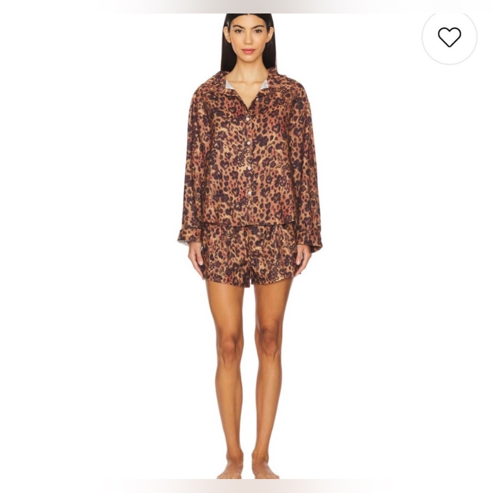 Free People Early Morning Intimately Sleep Set In Natural Combo NWT